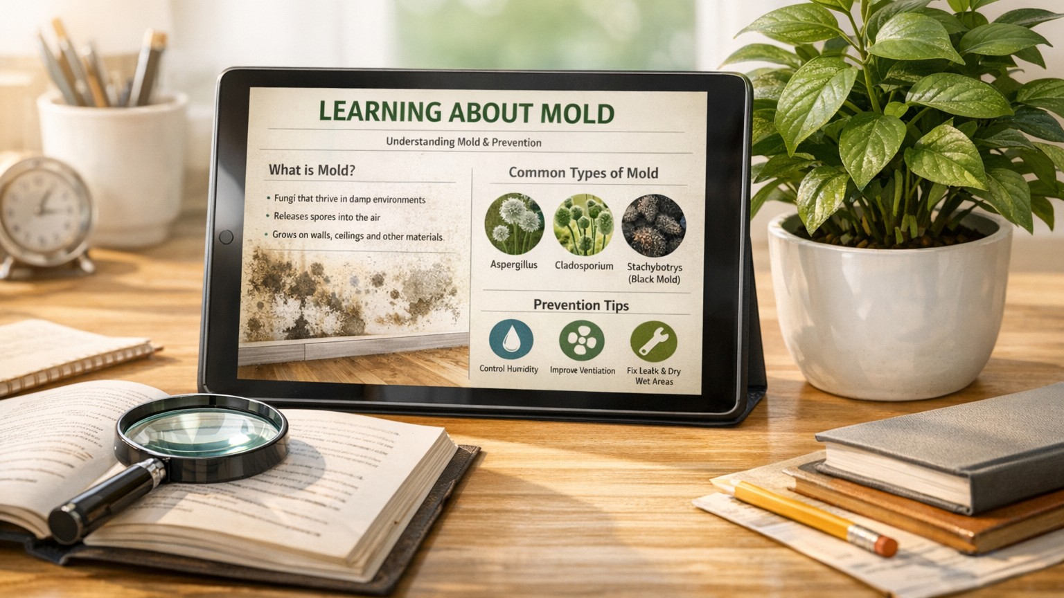 Learning about mold with Mold Compass