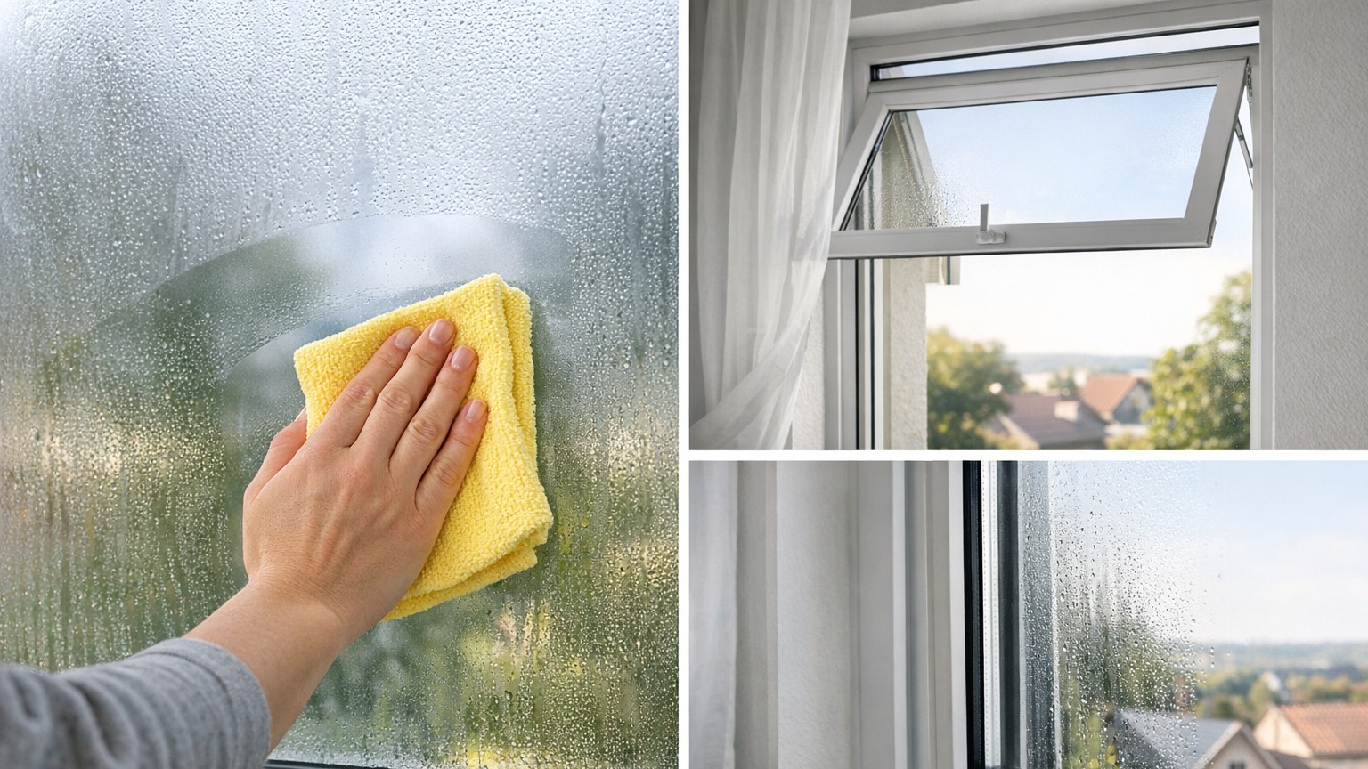 Condensation on window glass